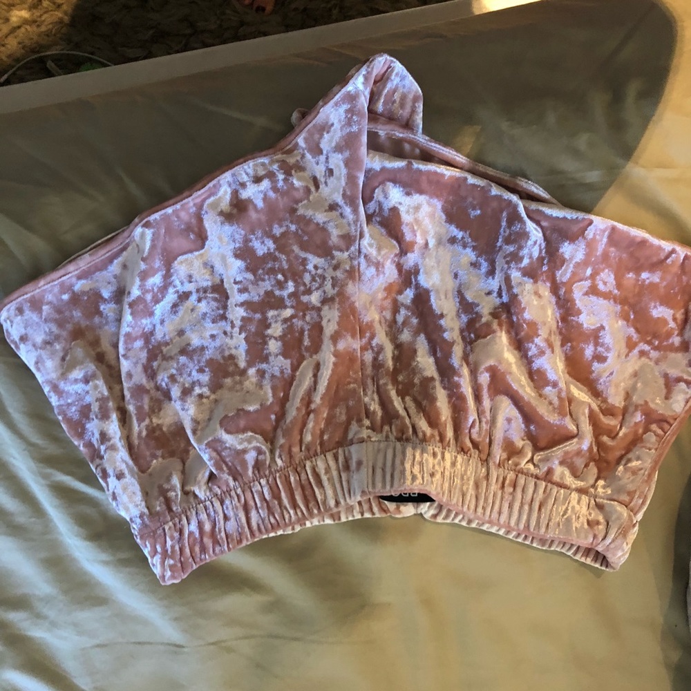 Velvet shorts